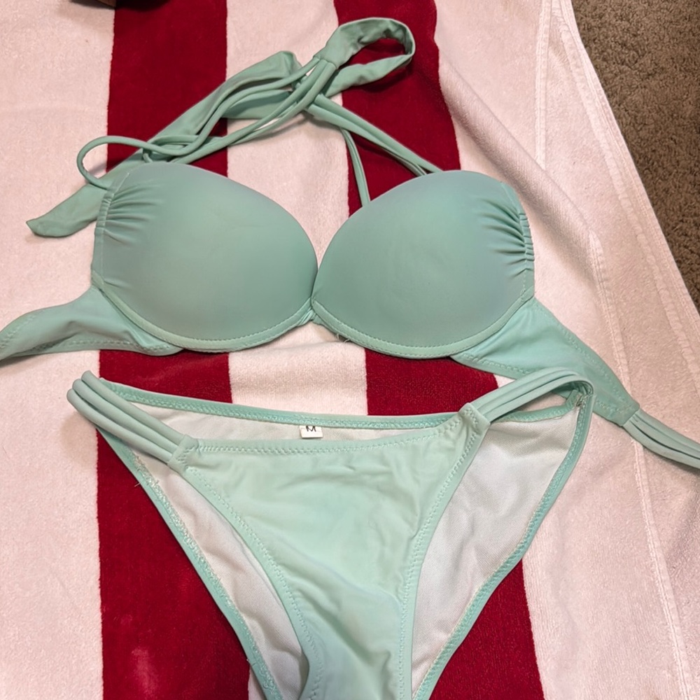Mint Green Bikini Set